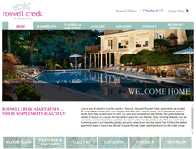 Tablet Screenshot of myroswellcreek.com